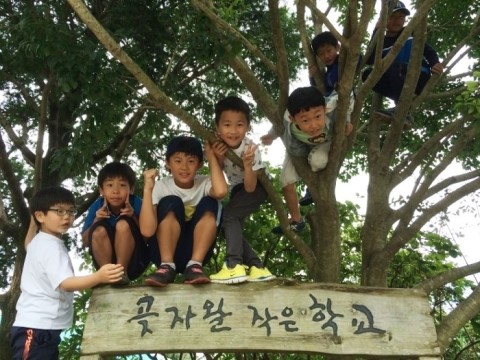济州自然风光，即是我们的学校也是我们的‘游乐场’